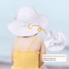 Baby Girl Sun Hat Summer Foldable Beach Hats with UPF50+