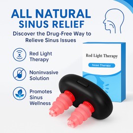 2026 Upgraded Red Light Nasal Therapy Device, Red Light Therapy for Nose, No More Colds Soothing Relief, Comfort & Easy Use Portable Nose Therapy