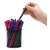 Eziglide Ballpoint Black Pen, Pack of 10 Ballpoint Pens, Smooth