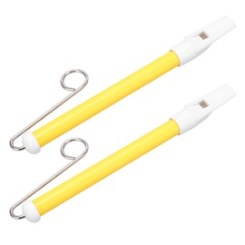 2Pcs Slide Whistle,Metal Sliding Flute Professional Musical Instrument Slide Whistle
