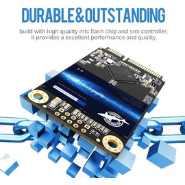 Dogfish MSATA SSD 1TB Internal Solid State Drive High Performance Hard Drive for Desktop Laptop SATA II 6Gb/s SSD (1TB, MSATA)