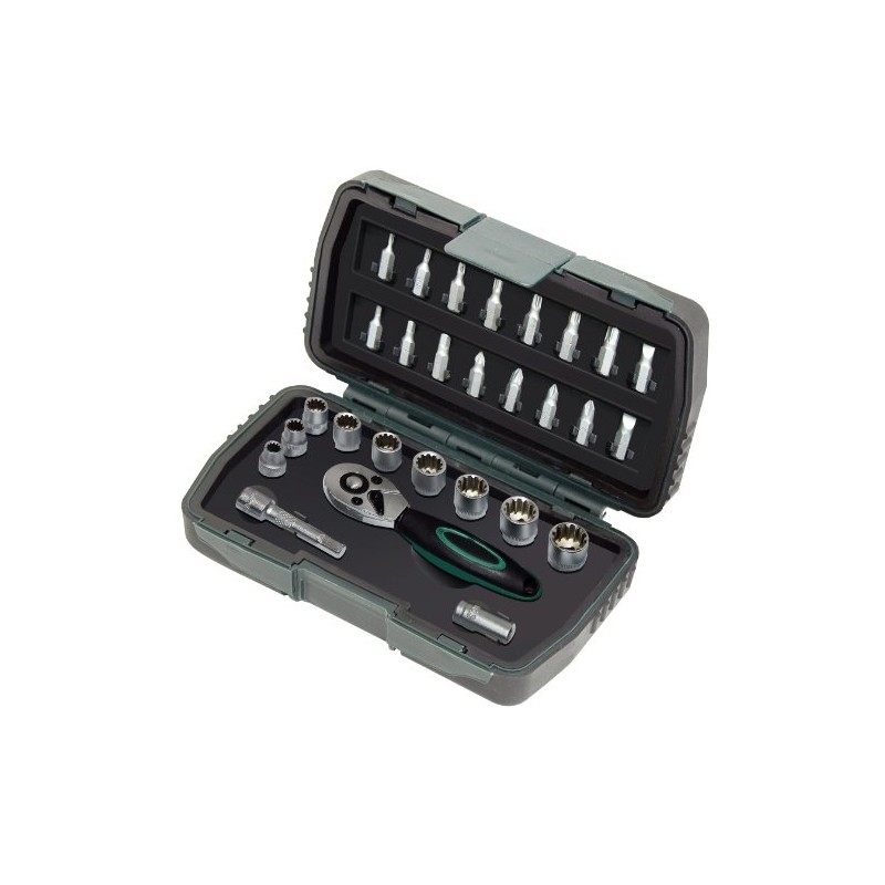 Brüder Mannesmann Tools M29185 Screw and Bit Set 28 Pieces