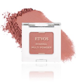ETVOS Mineral Multi Powder #Taupe Pink (Eyeshadow, Blush Lip, 3 in 1 Multifunctional Multi Mini Size Make-Up Restoration, Soap Off)