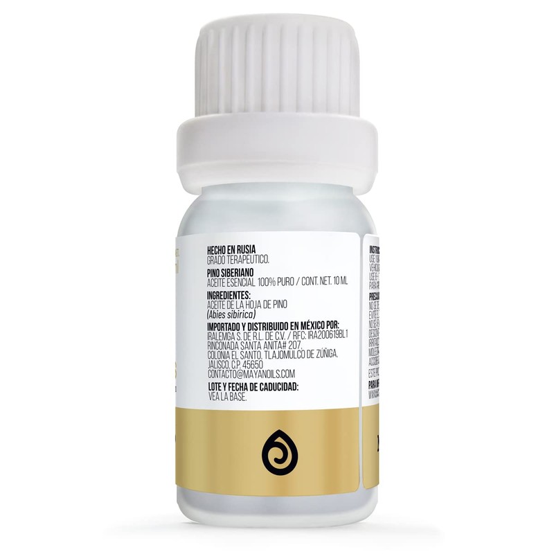 MAYAN OILS Aceite Esencial de Pino Siberiano 100% Puro 100%