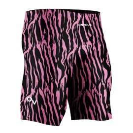 Onvous Men's Pink Zebra Swim Jammers Size 28-38 | Men's Athletic Swimwear Jammer | Mens Jammer for Swimming