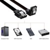 Unbranded/Generic SATA III Cable 6Gbps 90 Degree Right Angle Locking