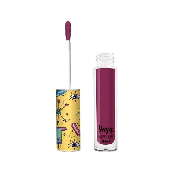 Yuya Labial Liquido Un Besito 3g Lipstick Larga Duración Color