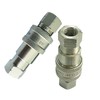 2PCS 1/4" Hydraulic Quick Couplers 5000 psi for Meyer Fisher