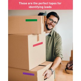 XEHAHOSH 3 Rolls Colored Duct Tape, Multi Use Water Pipe Tape, Waterproof Duct Tape, Color Coding, Multifunctional Tape for Handicrafts and Art, No Residue, Easy to Tear by Hand, Great for Packaging.