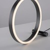 SellTec LED Table Lamp Dimmable, Touch Dimmer Ring Anthracite, Light