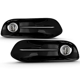 ACANII - For [PAIR] 2013-2016 Dodge Dart Fog Lights Driving Bumper Lamps w/Switch+Bulbs Assembly Driver & Passenger Side