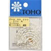 TOHO ナツメパール 約3×6mm 白 約140ヶ入り No.200