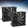 2pcs 5V USB Computer Case Fan, Portable Cooling Fan, Silent