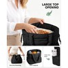 Drawstring Lunch Bag for Women, 13.5L Leakproof Puffy Insulated Lunch