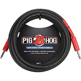 Pig Hog PHSC25 High Performance 14 Gauge 9.2mm 1/4" Speaker Cable, 25 Feet