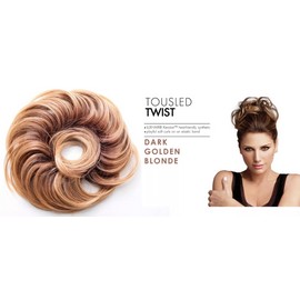 Daisy Fuentes Secret Extensions Tousled Twist Luxhair Hair Dark Golden Blonde