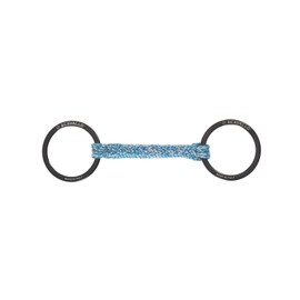 Acavallo Jumpe Alupro Snaffle Bit, 5.3-Inch, Charcoal