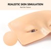 Laokiiy Makeup Practice Face Board, 3Pcs Realistic Silicone Eye Make