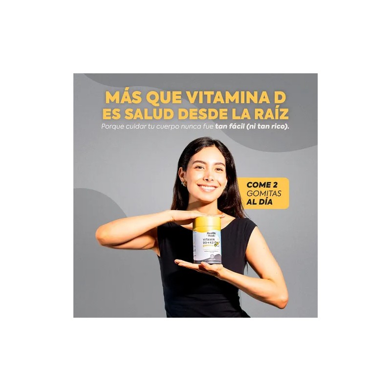 Vitamina D3 + K2 Coconut Oil En Gomitas 180 Gummies(3
