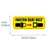 2X Fasten Seat Belt Sticker Warning Caution Vehicle car Bus