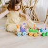 Melissa & Doug First Play Wooden Rocking Farm Animals Pull