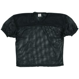 Markwort Youth Football Porthole Mesh Jersey (Black, Large/X-Large)