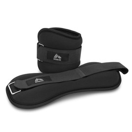 RBX 2lb Ankle and Wrist Weights for Women and Men - Velcro Straps, Made for Jogging, Walking, Resistance Training, and Physical Therapy (Set of 2) - Soft Touch Material