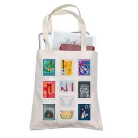 AKTAP Album Idea Gift Fans Gifts For Singer Music Lyric Inspired Big Capacity Bag Singer Merchandise (Pigeon Tote)