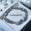 Steinfixx Gemstone Chip Bracelet 18 cm Made of Labradorite –