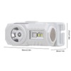 Bright LED Rechargeable Headlight USB Charging Sensing Hiking Head Lamp