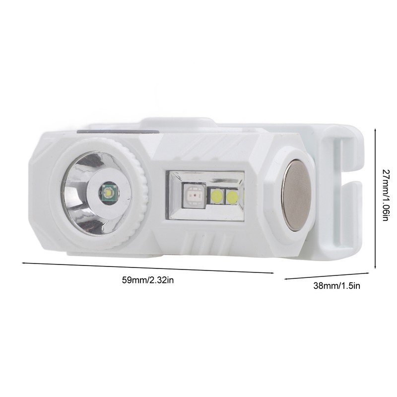 Bright LED Rechargeable Headlight USB Charging Sensing Hiking Head Lamp