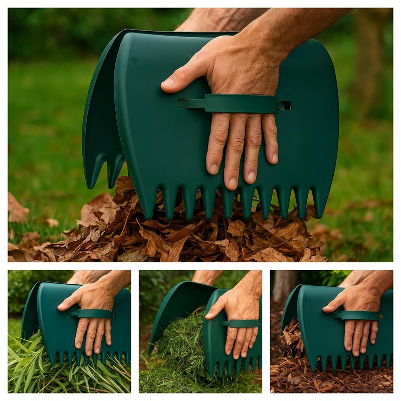 CKB LTD Laubgreifer Set mit 2 Schaufeln – große, leichte
