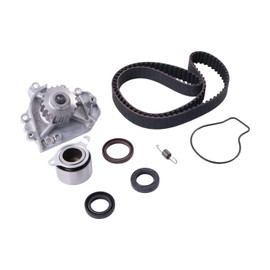 Dowfane Engine Timing Belt Kit with Water Pump TCKWP184 TBK184 Compatible with Acura Integra 1996-2001 Compatible with Honda CRV 1997-2001