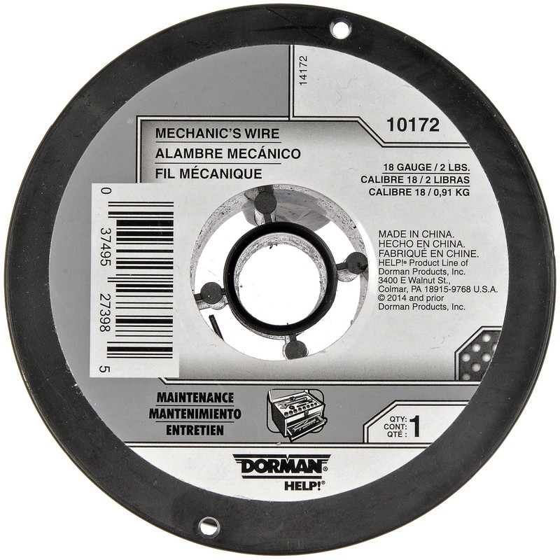 Dorman 10172 Mechanics Wire 18 Gauge 2 Pound Spool Universal