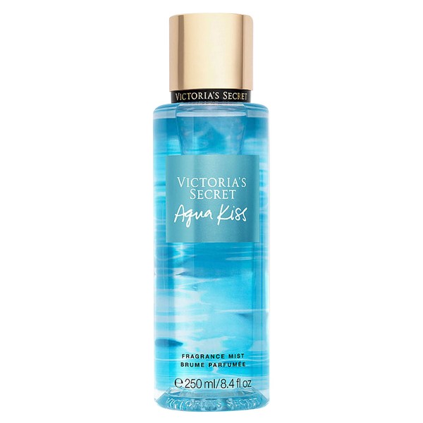 Victoria's Secret Aqua Kiss Mist Body Mist for Women, Perfume with Notes of Cool Waters and Bright Daisies, Womens Body Spray, Make A Splash Women’s Fragrance - 250 ml / 8.4 oz