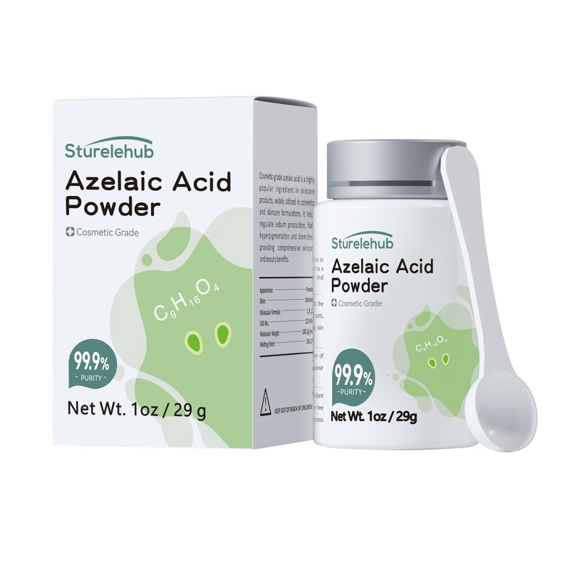 Ácido azelaico en polvo, 1 oz, 99,9 de pureza, grado