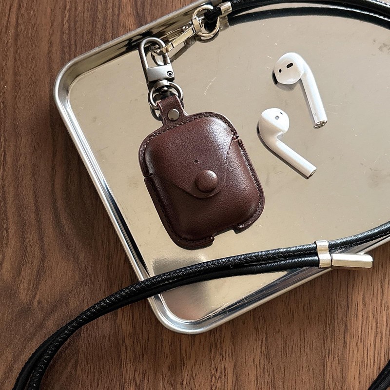 ChouXiLin Leather Case for AirPods 1st/2nd Gen - Premium Shockproof