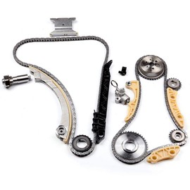 AZHZ Timing Chain Kit Engine Time Chain Part Set W/Tensioner Guide Rails Gear Crank Sprocket Fit for Buick LaCrosse 2.4L 2011 for Buick Regal 2.4L 2011-2012 2015, Replace 94201S