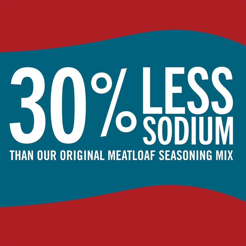 McCormick Meat Loaf Seasoning Mix with 30% Less Sodium,1.25 Ounce