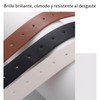 Glowlin Cinturón para mujer, 3Cinturones Ajustables con Hebilla Dorada para