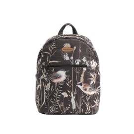 Maison d' Hermine Backpack Cotton Shoulder Backpack with Small Pouch Lightweight Bag for Travel Work Beach Perfect for Women & Men (Meadow Florals)