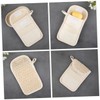 Mobestech 2pcs Exfoliating Soap Pouches for Handmade Facial Bags Loop