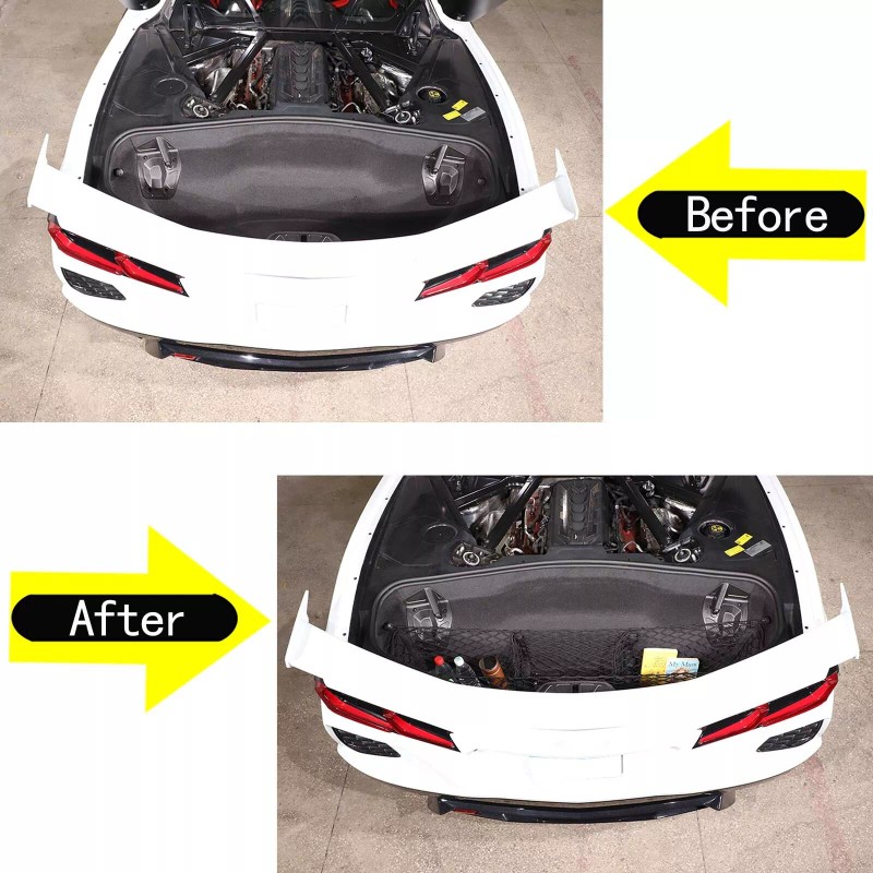 encar88_8 Rear Trunk Envelope Style Mesh Cargo Storage Net Fit