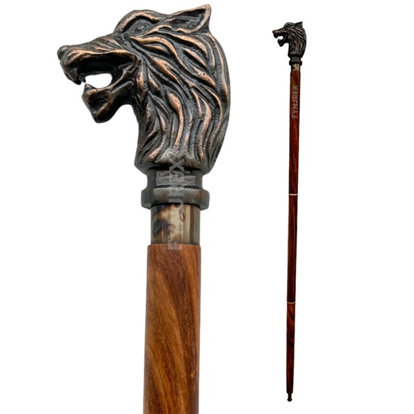 FYNJREX Walking Stick Cane for Men top Walking Stick Copper