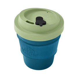 EcoSouLife All Natural Coffee Cup - Small, Light Lime/Turquoise