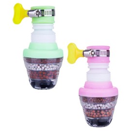 Operitacx Wasserhahnverlängerung 2 Stück Wassersparend Drehbar Küchenarmatur Zubehör Filterhahn für Spülbecken