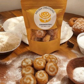 Cinnamon Roll Wax Melts- Soy Wax Melts- Food Wax Melts- - Color: 4 oz
