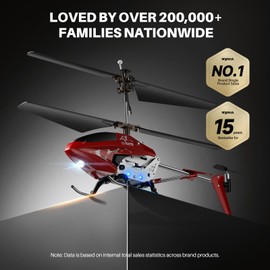 SYMA S107H-E RC Helicopter for Kids 8-12 and Beginners, Remote Control Helicopter with Altitude Hold, 2 Speed Modes, Whole Alloy Toy for Boys Girls Indoor Gift