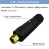 EATBALE EDKL10-25 Connector for TIG Welding Cable Panel Connector-Plug for