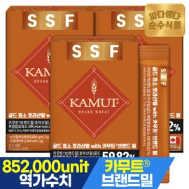 Sunsu Food 순수식품 골드 카무트 효소 3박스(90포) 브랜드 밀 호라산밀 카뮤트 Pure Foods Gold Kamut Enzyme 3 Boxes (90 Pouches) Brand: Mill Horasan Wheat Kamut